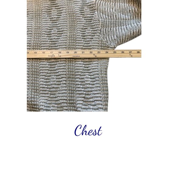 Liz Sport Sweater Women's Size L – Cotton Blend Classic Neutral Knit Made in USA - Picture 5 of 7